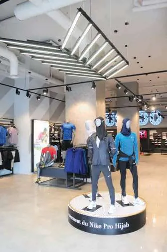 Mannequins de la boutique Nike / Urban Jungle à Casablanca