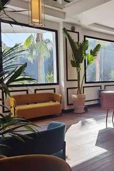 Terrasse de la Villa Blanca à Casablanca